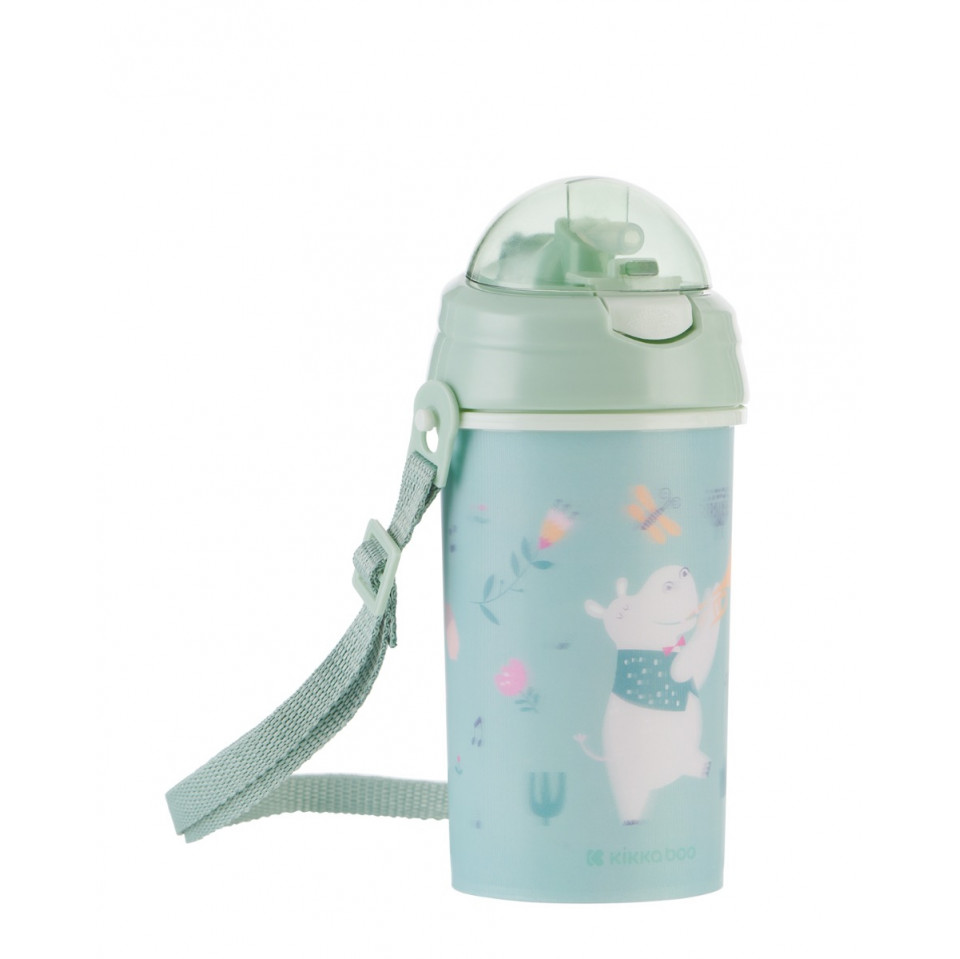 Κατάλληλο για παιδιά από 4 ετών+• Κύπελλο PP με καλαμάκι σιλικόνης και λουράκι.