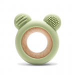 Μασητικό οδοντοφυίας κατασκευασμένο απο σιλικόνη και ξύλο οξιάς.