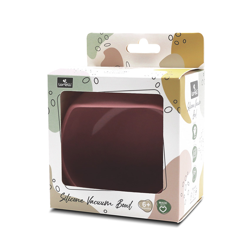Η φωτογραφία δείχνει Μπολ ταΐσματος της εταιρείας Lorelli κατασκευασμένο απο σηλικόνη και απο 100% αβλαβή υλικά.