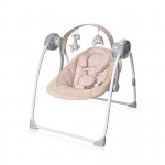 Η φωτογραφία δείχνει Το Portofino είναι μια ηλεκτρική κούνια – ρηλάξ που θα προσφέρει διασκέδαση και χαλάρωση στο μωρό από την γέννηση έως και τους 6 μήνες περίπου.