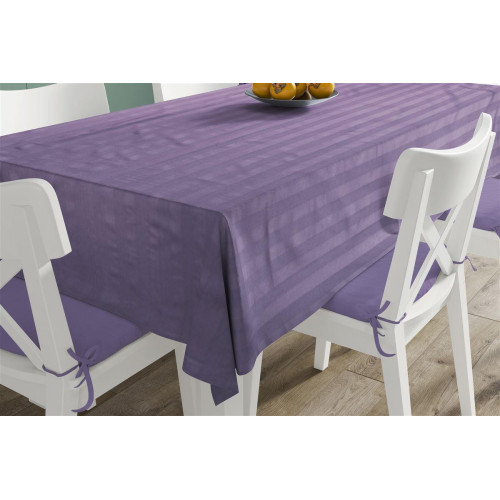 Dimcol Ανεξίτηλο Τραπεζομάντηλο Νηματοβαφή Lilac 140X200 100% Cotton 33123452003