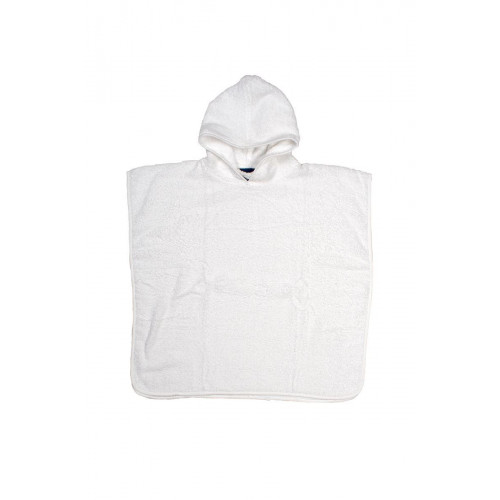Dimcol Πόντσο Κολυμβητηρίου kids 60X120 Λευκό 100% Cotton 32123165003