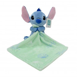 Dimcol Λούτρινο Disney Home με Πανάκι Παρηγορίας Coral Fleece Εμπριμέ bebe Stitch 35 Ύψος 25 cm Mint Green 100% Polyester 51411802001