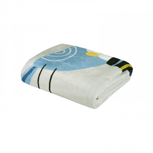 DAS BABY ΚΟΥΒΕΡΤΑ FLEECE ΑΓΚΑΛΙΑΣ FUN 4914 BLUE, GREY, MINT